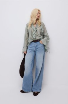 Reserved - Джинси baggy fit - бірюзовий - 622GT-56J