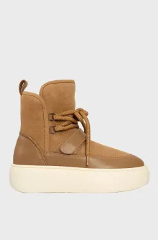 Женские рыжие замшевые полусапоги Рыжий 37 Barracuda BD1522AM-55314