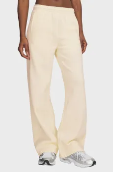 Женские белые спортивные брюки Rival Shimmer Pant-WHT Бежевый L Under Armour 6013561-513