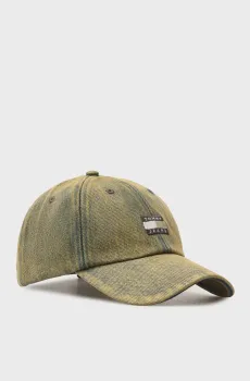 Мужская темно-зеленая джинсовая кепка HERITAGE Зеленый ONESIZE Tommy Jeans AM0AM13853