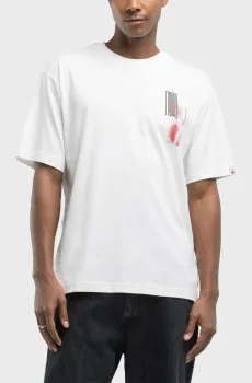 Мужская белая футболка Белый M Replay M3058 .000.2660