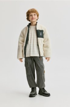 Reserved - Вельветові штани - темно-сірий - 623FM-90X