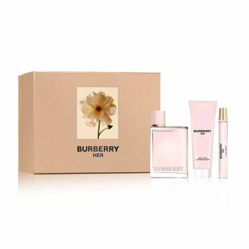 Парфюмированный набор женский Burberry Her (парфюмированная вода, 100 мл + парфюмированная вода, 10 мл + лосьон для тела, 75 мл) Парфюмированный набор женский Burberry Her (парфюмированная вода, 100 мл + парфюмированная вода, 10 мл + лосьон для тела, 75 мл)