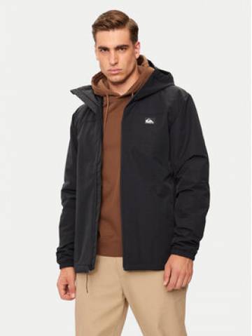Quiksilver Демісезонна куртка Overcast EQYJK04063 Чорний Regular Fit Quiksilver Демісезонна куртка Overcast EQYJK04063 Чорний Regular Fit