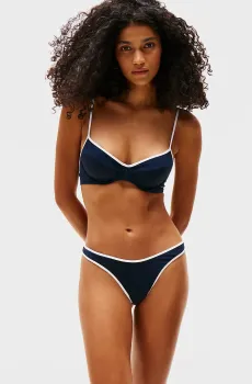 Женский темно-синий лиф от купальника Синий 75A Tommy Hilfiger UW0UW05241