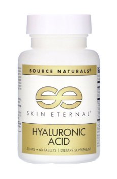 Гиалуроновая кислота Source Naturals Skin Eternal Hyaluronic Acid 50 мг, 60 таблеток