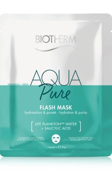 Увлажняющая тканевая маска для очищения кожи лица Biotherm Aqua Pure Flash Mask, 31 г