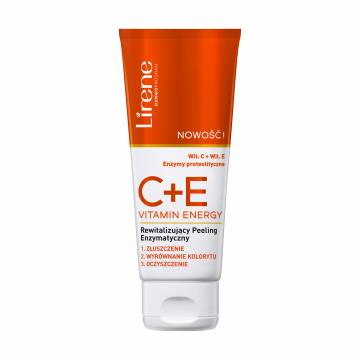 Восстанавливающий энзимный пилинг для лица Lirene C+E Vitamin Energy, 75 мл Восстанавливающий энзимный пилинг для лица Lirene C+E Vitamin Energy, 75 мл