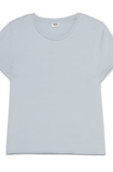 Cropp - Гладка футболка - блідо-блакитний