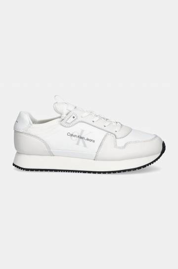 Кроссовки Calvin Klein Jeans RETRO RUNNER SOCK MULTIFUNCT цвет белый YM0YM01118 Кроссовки Calvin Klein Jeans RETRO RUNNER SOCK MULTIFUNCT цвет белый YM0YM01118