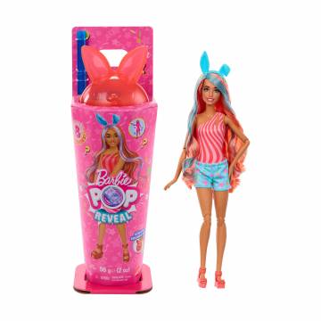 Кукла Barbie Pop Reveal серии Костюмированная вечеринка Образ кролика, 29 см, от 3 лет (JCN87) Кукла Barbie Pop Reveal серии Костюмированная вечеринка Образ кролика, 29 см, от 3 лет (JCN87)