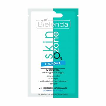 Кислородная тканевая маска для лица Bielenda Skin O3zone Озоновая увлажняющая, 8 мл Кислородная тканевая маска для лица Bielenda Skin O3zone Озоновая увлажняющая, 8 мл