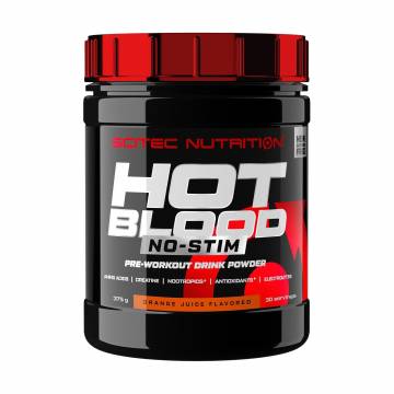 Предтренировочный комплекс Scitec Nutrition Hot Blood No-Stim Апельсиновый сок, в порошке, 375 г Предтренировочный комплекс Scitec Nutrition Hot Blood No-Stim Апельсиновый сок, в порошке, 375 г