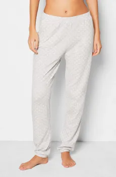 Женские серые брюки с узором GARY Серый M Etam 6549921