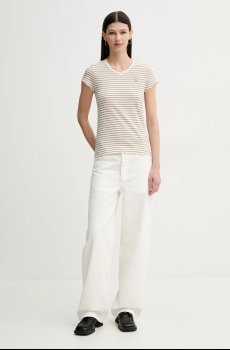 Хлопковая футболка G-Star Stripe eyben slim v t 2.0