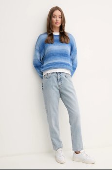 Хлопковый свитер United Colors of Benetton