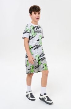 Шорти вільного крою Minecraft - сірий