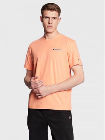 Champion Футболка Small Script Logo Embroidery 218006 Оранжевий Regular Fit Champion Футболка Small Script Logo Embroidery 218006 Оранжевий Regular Fit