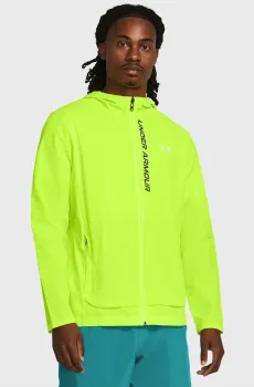 Мужская салатовая ветровка OUTRUN THE STORM JACKET Салатовый XL Under Armour 1376794-731