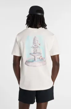 Мужская белая футболка Fountain Белый S New Balance MT61J9ICSST