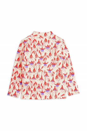Лонгслив для младенцев Mini Rodini Fuchsia цвет красный с полугольфом 2472012442 Лонгслив для младенцев Mini Rodini Fuchsia цвет красный с полугольфом 2472012442