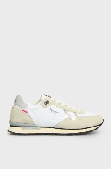 Женские белые кроссовки BRIT CAMP W Белый 37 Pepe Jeans PLS40037