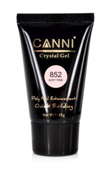 Уценка! Конструирующий гель для ногтей Canni Crystal Gel 852 Soft Pink, 45 г