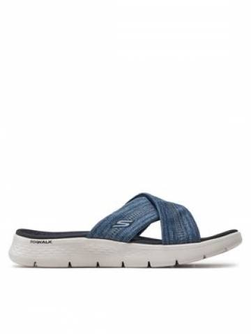 Skechers Шльопанці Go Walk Flex Sandal-Impressed 141420/NVY Cиній Skechers Шльопанці Go Walk Flex Sandal-Impressed 141420/NVY Cиній