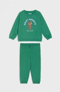 Трикотажний комплект - зелений
