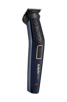 Триммер для бороды, усов, головы и носа BaByliss MEN 9 насадок, темно-синий (MT728E)