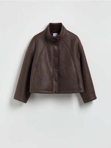 Reserved - Дублянка - темно коричневий - 733HD-89X Reserved - Дублянка - темно коричневий - 733HD-89X