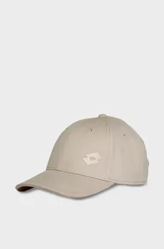 Мужская бежевая кепка CAP ATHLETICA COTTON SMALL LOGO Бежевый ONESIZE Lotto TT0035