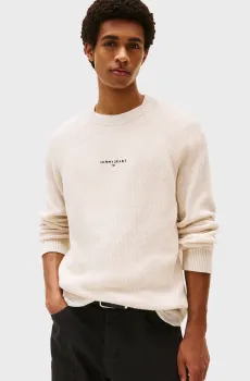Мужской бежевый джемпер SLIM RAGLAN Бежевый S Tommy Jeans DM0DM21655