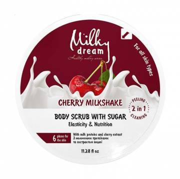 Сахарный скраб для тела Milky Dream Cherry Milkshake, 320 г Сахарный скраб для тела Milky Dream Cherry Milkshake, 320 г