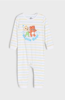 Бавовняний чоловічок з принтом CoComelon - білий