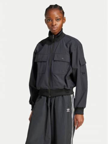 adidas Куртка бомбер Premium Essentials JD4792 Чорний Loose Fit adidas Куртка бомбер Premium Essentials JD4792 Чорний Loose Fit
