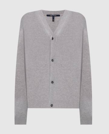 Серый кардиган MABUSE из шерсти