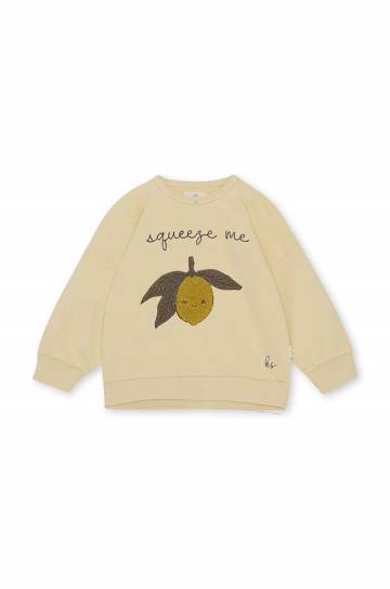 Детская кофта Konges Sløjd LOU SWEATSHIRT цвет бежевый с аппликацией Детская кофта Konges Sløjd LOU SWEATSHIRT цвет бежевый с аппликацией