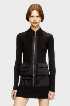 Женский черный кардиган M-MELISSA Черный S Diesel A16895 0JLCR