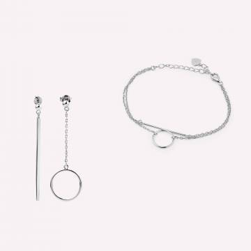 Серебряные серьги Minimal В-76 Серебряные серьги Minimal В-76
