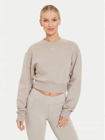 Reebok Світшот Fleece Coverup 100076068 Коричневий Regular Fit Reebok Світшот Fleece Coverup 100076068 Коричневий Regular Fit