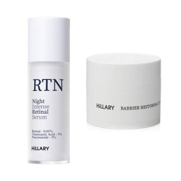 Набір для захисту шкіри та боротьби з акне вночі Hillary Acne Defense & Barrier Care Kit Набір для захисту шкіри та боротьби з акне вночі Hillary Acne Defense & Barrier Care Kit