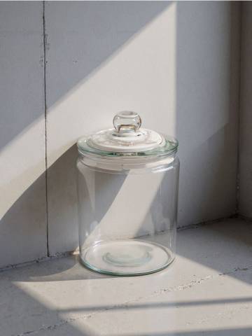 Контейнер для їжі з кришкою - clear