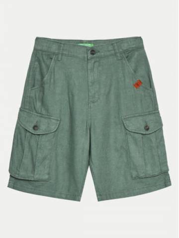 United Colors Of Benetton Шорти з тканини 424RC902X Зелений Regular Fit United Colors Of Benetton Шорти з тканини 424RC902X Зелений Regular Fit