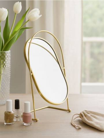 Металеве дзеркало - золотий