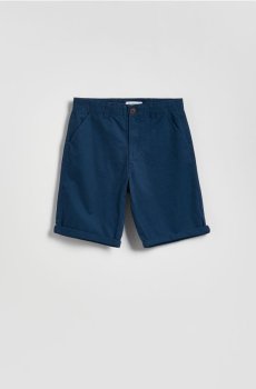 Reserved - Бавовняні шорти - темно-синій - 753HN-59X