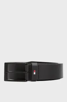 Мужской черный кожаный ремень LAYTON 3.5 Черный 95 Tommy Hilfiger AM0AM13016