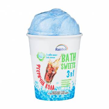 Набор для ванны Rainbow Феерическая кола (бомбочка-кекс, 130 г + морская соль с экстрактом алое вера, 150 г) Набор для ванны Rainbow Феерическая кола (бомбочка-кекс, 130 г + морская соль с экстрактом алое вера, 150 г)