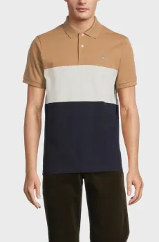 Мужское поло BLOCK STRIPE SS RUGGER Разноцветный S Gant 2062033