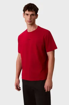 Мужская красная футболка SS STRETCH Красный XL Calvin Klein LV04LC241G